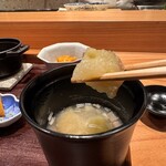 銀座 炎 田むら - 味噌汁