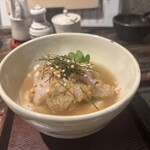 母屋食堂　一炭もんめ - カンパチの胡麻和え茶漬