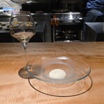 新横浜 鉄板焼き牛鳴 - 季節のエスプーマ・スペルバウンドカベルネ・ソーヴィニヨン