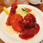 ぶどう亭 - エビフライ、コロッケ、ハンバーグ