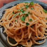 TEPPAN ITALIAN GAINA - 生うにのペペロンチーノ