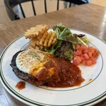 anea cafe - ハンバーグ
モッツァレラチーズ乗せトマトソース 2100円