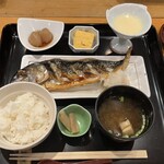 銀座 すが家 - とろさば塩焼き定食