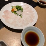 Kani Fugu Ryori Genpin Minamikoshigaya - 刺身河豚