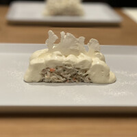 マンサルヴァ - カリフラワー・カニ・ビーツ ☆冬カブ・フォアグラ・黒トリュフソース