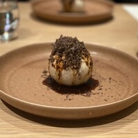 マンサルヴァ - 冬カブ・フォアグラ・黒トリュフソース