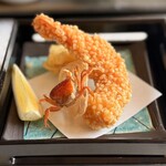 蜻蛉亭 - 沢蟹はサクサク