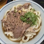 うつ海うどん - 肉ぶっかけうどん　かけうどんの写真は忘れてました