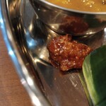 ニラー 南インド料理 - 激しょっぱいピクルス