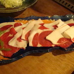 徳山鮓 - 熊のしゃぶしゃぶ⑤　　　　　　　　　　　　　２皿目