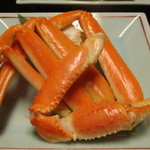 山よし - 茹でがに半丁（自家製蟹酢で）