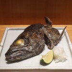 黒ムツカマ塩焼き