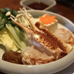 かに道楽 - 料理写真:かにすき小鍋