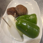 七輪焼鳥 一鳥 - 焼き野菜盛り合わせ