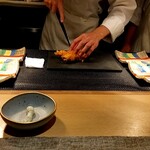 Yd'or - コルドン・ブルー切り分け中