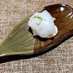 Yd'or - 間引き小蕪と藤本さんが神経締めしたカミナリイカ