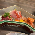 又一 - マグロすき身　キンメ　赤貝