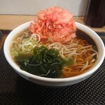 しぶそば - かき揚げそば