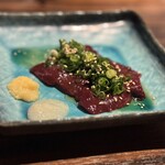 北新地 焼肉 はま正 - 炙りレバー