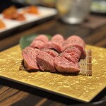 北新地 焼肉 はま正 - 厚切りタン