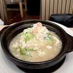 バーミヤン - 料理写真:本ずわい蟹 あんかけ土鍋チャーハン
