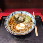 立山そば - とろろ昆布そば460円