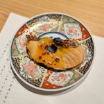 和 のぎ - 秋鮭　銀聖の柚子味噌焼き