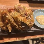 串焼串天 ワインto日本酒 でべそ - げそ天