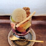shokudo&cafe osse - かぼちゃプリンのパフェ