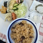 食堂はまかぜ - アサリの炊き込みご飯、その他色々
