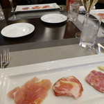 リストランテ ラ チャウ - 生ハム、サラミ、コッパ