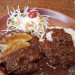 びっくりドンキー - カレーバーグディッシュMパイン