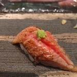 築地青空三代目  銀座三越 - 大トロ炙り