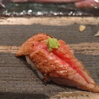 築地青空三代目  銀座三越 - 大トロ炙り