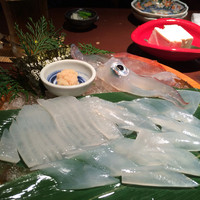 寅八商店 心斎橋店 - 泳ぎイカの造り