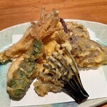 ちんねん - 料理写真:茄子・ししとう・えのき・蓮根・みょうが・椎茸・さつま芋