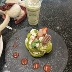 チックタック・ダイナー - スペシャルセット、ドリンク変更抹茶ラテ