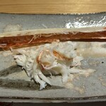 寿し島川 - 越前蟹　炙り