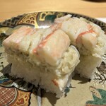 寿し島川 - 蟹の棒寿司