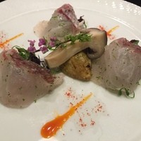 銀座うかい亭 - 真鯛のカルパッチョ