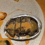 新横浜 鉄板焼き牛鳴 - イセエビ＆アワビ