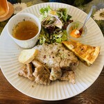 アオイオト - 「aoiotoランチプレート チキン（つくば鶏）」1,870円税込み♫