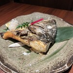 せいもん払い - カンパチカマ塩焼き