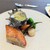 Trèfle Noir - 料理写真:3. 鮭のムニエルと、サザエのブルギニョンバターソース添え