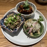志仙にしやま - アテ3種盛り