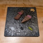 新横浜 鉄板焼き牛鳴 - A5ランク黒毛和牛のステーキ