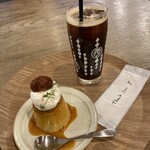 カンノンコーヒー - 手書きのメッセージの書かれたナプキン。