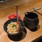 新横浜 鉄板焼き牛鳴 - ガーリックライス