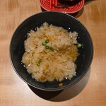 新横浜 鉄板焼き牛鳴 - ガーリックライス