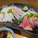 立呑み じゃりんこ - お刺身３品盛り